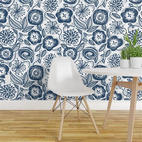 Transform Your Walls with Block Print Peel And Stick Wallpaper
